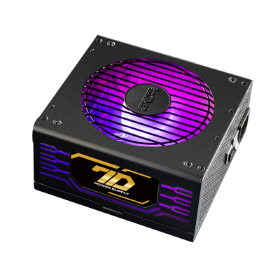 Блок питания PCCooler GI-P650 650W Full Modular, 80+ GOLD,  с подсветкой ARGB Fan 140mm, GI-P650