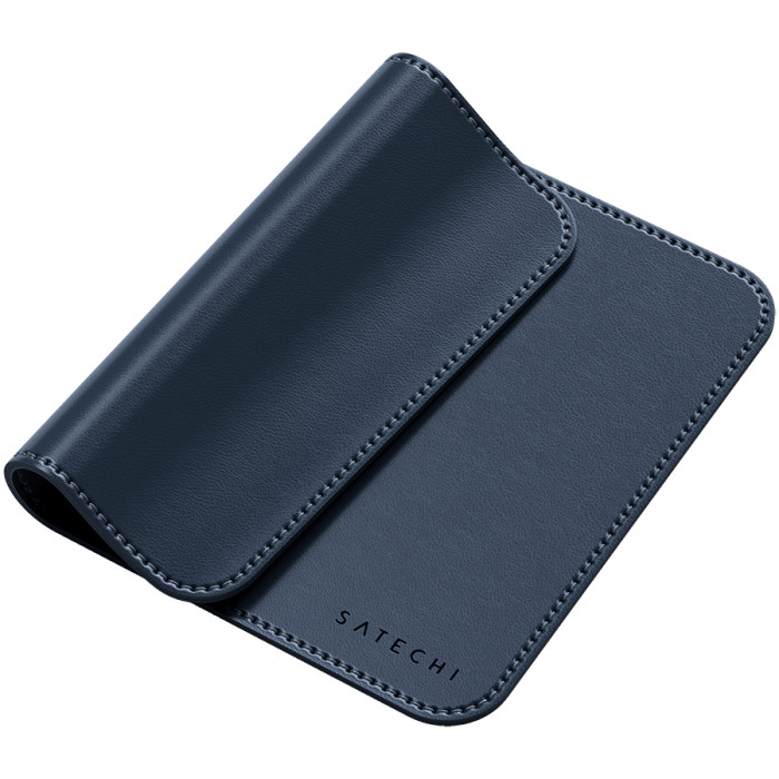 SATECHI Vegan-Leather Premium Mouse Pad (Blue)