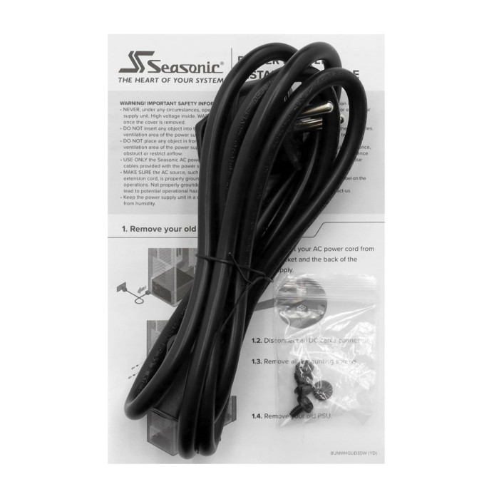 Power supply ATX Seasonic G12 GC-650, SSP-650RT2, 80 Plus Gold, 650W