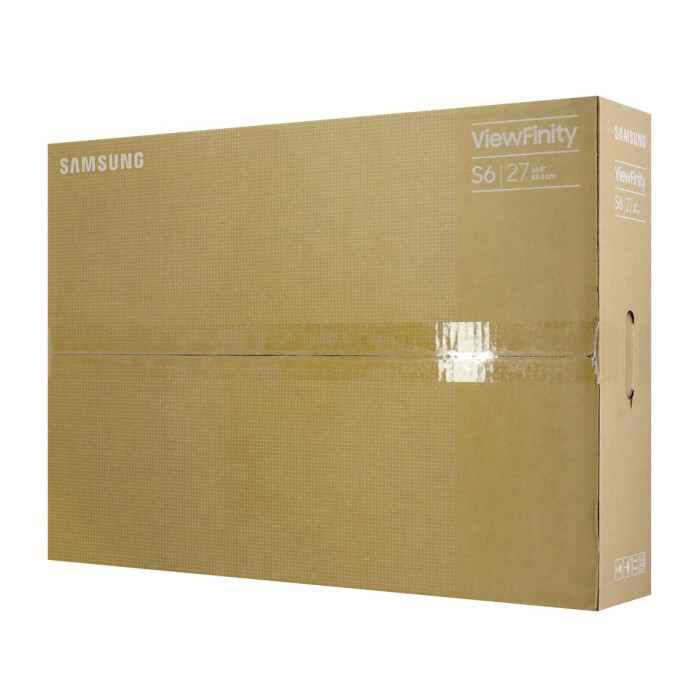 LCD 27" Samsung ViewFinity S6, LS27D604UAIXCI, 2560x1440 (IPS), 5ms, 350 cd/m2, 1000:1, DP/HDMI