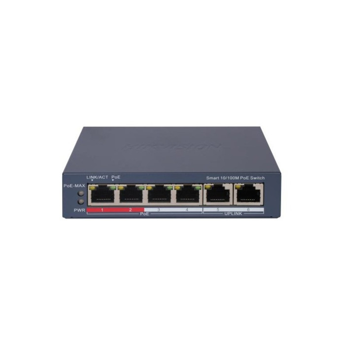 Коммутатор Hikvision DS-3E1106P-EI