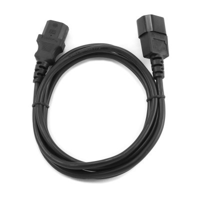 Cable power, Cablexpert PC-189-VDE-3M, C13 - C14, системный блок/монитор - ИБП, 3м,  black