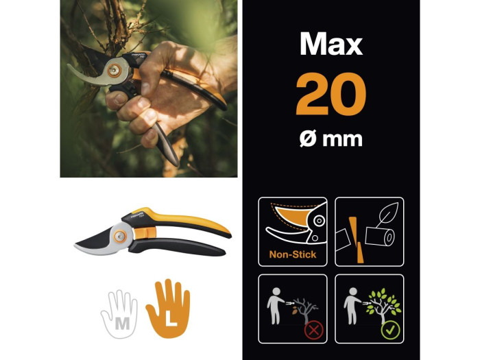 Секатор плоскостной FISKARS Solid P341