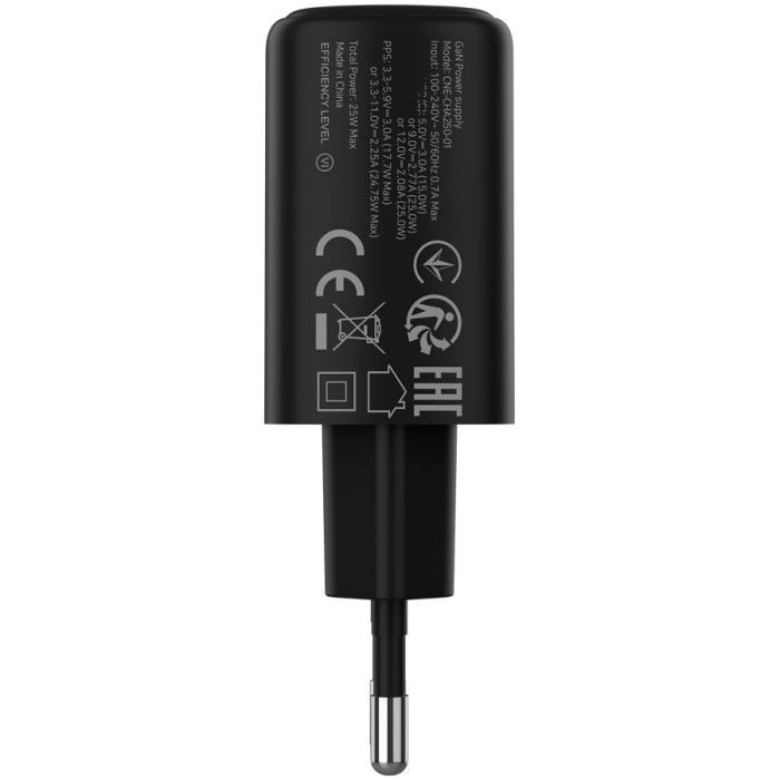CANYON charger OnCharge 250 25W 1xPD EU Black