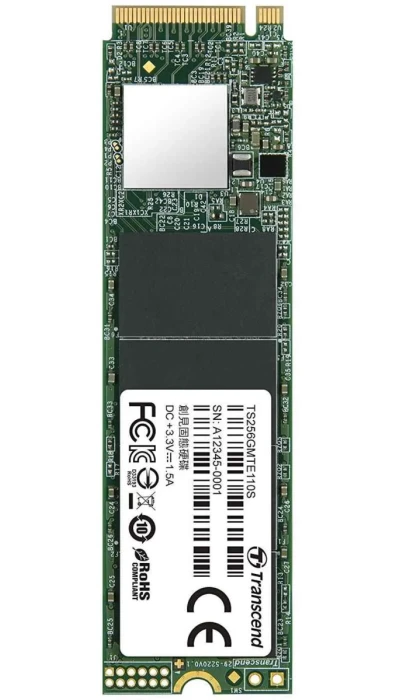 Жесткий диск SSD 256GB Transcend TS256GMTE110S M2