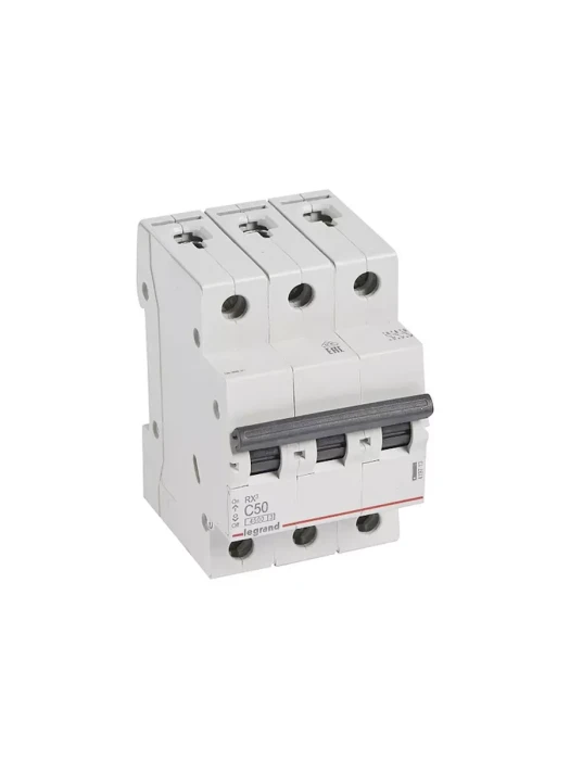 Автоматический выключатель Legrand 419713 3П C 50А RX3 4,5kA