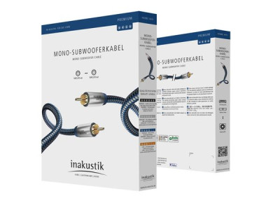 inakustik Кабель Premium Mono-Subwoofer Cable 3,0m EAN:4001985513246