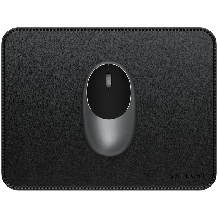 SATECHI Vegan-Leather Premium Mouse Pad (Black)