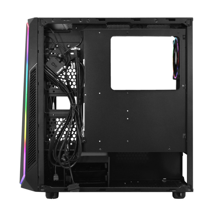 Case ATX midi tower Zalman K1 Rev.B, (без БП), black