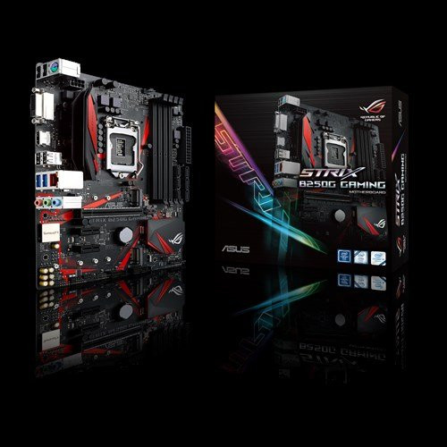 Материнская плата ASUS ROG STRIX B250G GAMING LGA1151 4xDDR4 6xSATA3 2xM.2 DVI HDMI mATX