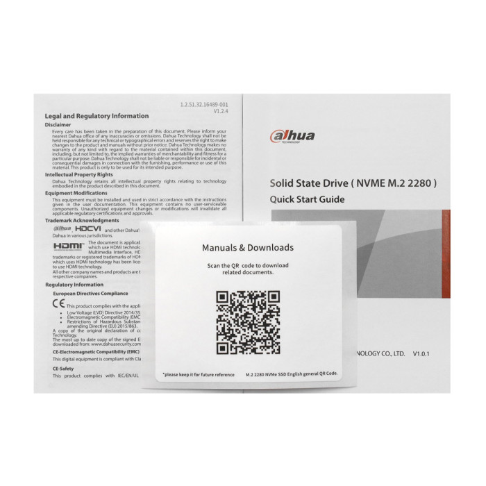 SSD M.2 PCIe  256 GB Dahua C910, DHI-SSD-C910N256G , PCIe 3.0 x4, NVMe