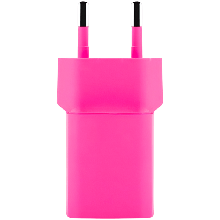 ttec SmartCharger GAN 20W PD Travel Fast Charger + USB-C - Lightning Cable 120cm, Neon Pink