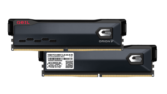 Оперативная память 32GB Kit (2x16GB) GEIL Orion V 5200Mhz DDR5 GVG532GB5200C34ADC Titanium Grey