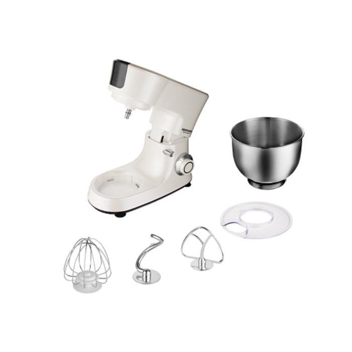 Кухонная машина, Redmond, RKM-4050, Белый металлик,Максимальная мощность1200 Вт,Количество скоростей работы 6,Номинальная мощность 800 Вт