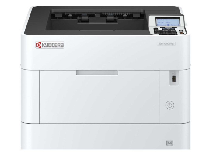 Принтер лазерный Kyocera ECOSYS PA5500x (A4), монохромный, 1200x1200 dpi, 55 ppm, 512 MB, 1.4 GHz, tray 100+500 sheets, USB+Ethernet, Duplex, LCD, drum 500k, starter toner 10k