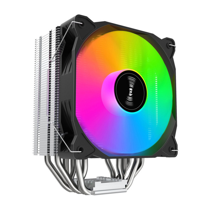 Cooler Huntkey, Storm T600 Fantasy ARGB, for S1851/1700/1200/AMD, 200W,12cm fan, 800-1800rpm, 4pin