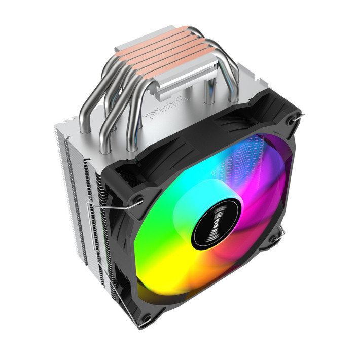 Cooler Huntkey, Storm T600 Fantasy ARGB, for S1851/1700/1200/AMD, 200W,12cm fan, 800-1800rpm, 4pin