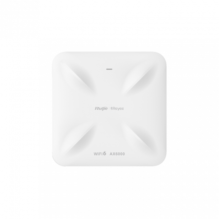Точка доступа Reyee RG-RAP2260(H) WiFi 6 A6000 (2.4G-4x4 1.15Gps; 5G-4x4 4.8Gbps 512client 2x2.5GbE PoE++/48V-1A DC)
