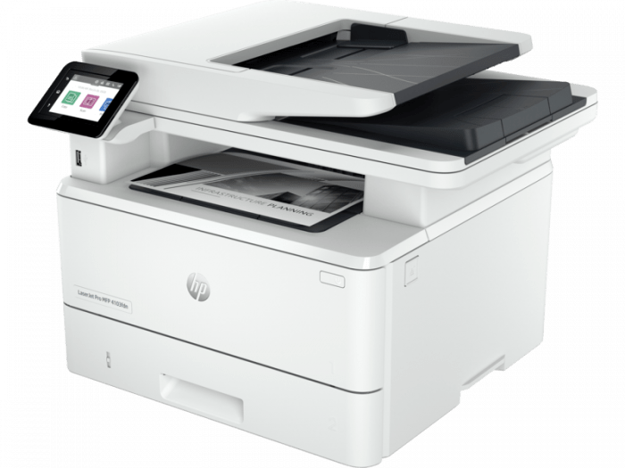 МФУ лазерное ЧБ HP LJ Pro 4103fdn 2Z628A, 40 стр/мин , 1200 x 1200DPI, Wi-Fi, Ethernet, USB, ADF, fax
