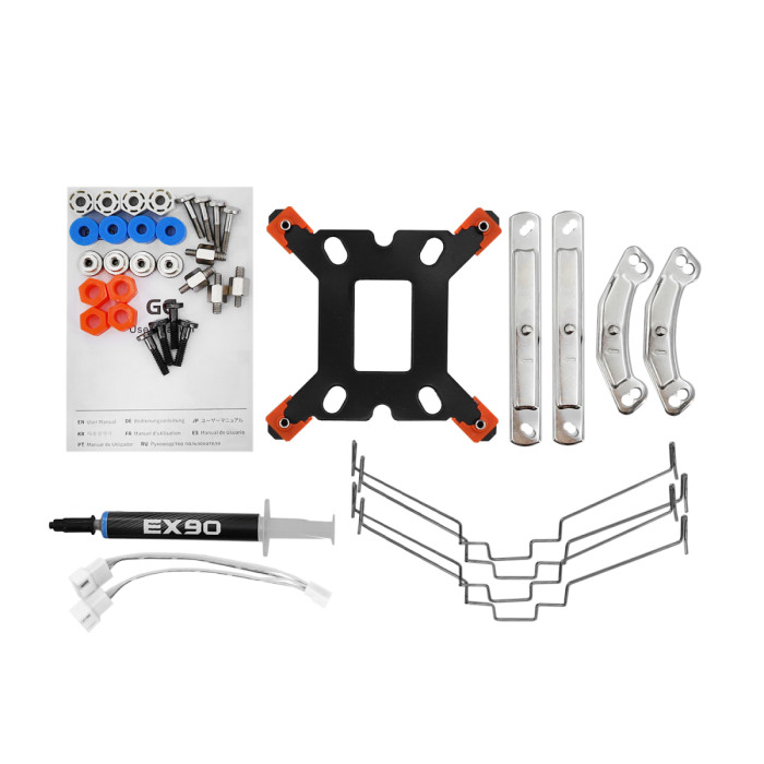 Cooler PCCooler, for S1700/20xx/1200/115x/AMD, G6 WH, 1600rpm, 250W