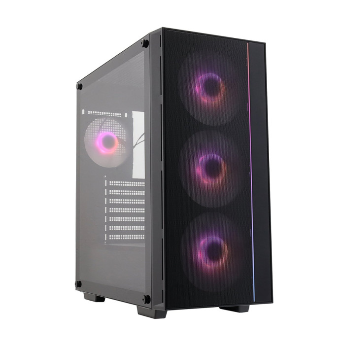 Case ATX midi tower DeepCool, Matrexx 55 MESH V4, BKAGA4-G-4,  (без БП), black