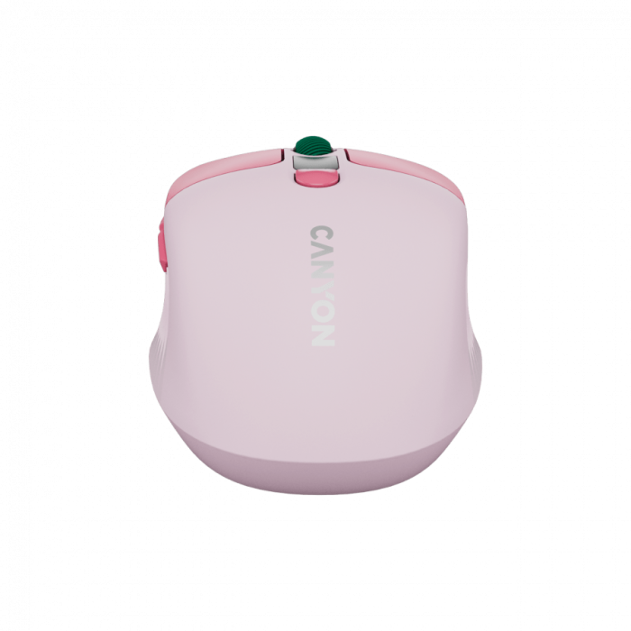 CANYON mouse MW-26 LCD Silent Dual Mode Wireless Pink