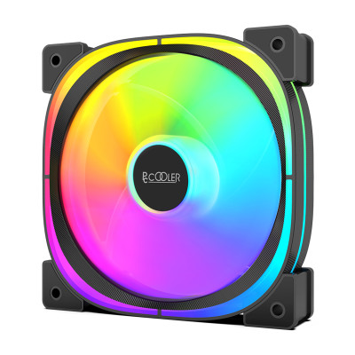 Fan for case, 12cm, PCCooler, EF-120 ARGB B, 1500rpm, 61.3CFM, 25.7dBA, 4-pin PWM