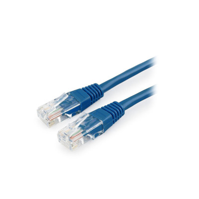 Cable  Patch cord  UTP 5e-Cat  0.25 m Cablexpert PP12-0.25M/B, синий