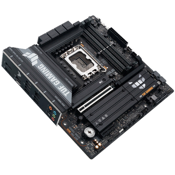 ASUS Main Board Desktop Intel B860 Chipset 4 x DIMM slots, max. 256GB, DDR5 1 x PCIe 5.0 x16 slot 1 x DisplayPort1 x HDMI port 1 x Wi-Fi Module 3 x M2 4 x SATA m-ATX