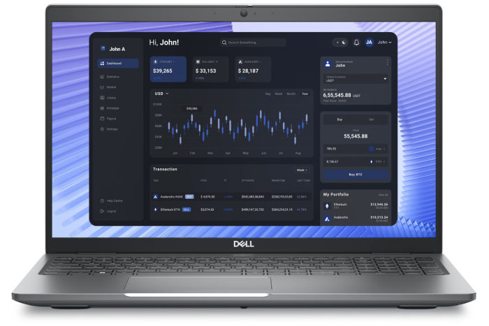 DELL Mobile Precision 3590/15.6" FHD/Ultra 7 155H/16Gb/512GB SSD/RTX 500 Ada 4Gb/Wi-Fi + BT/3 Cell/Win11Pro/3Yr