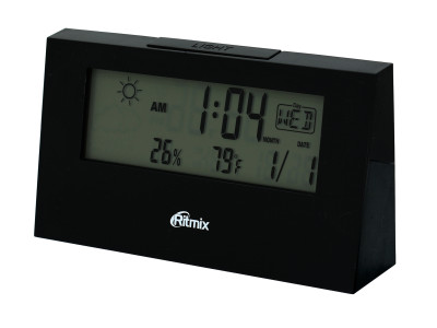 Weather station Ritmix CAT-044, 2xAAA (not included), black