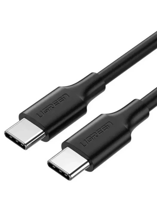 Кабель UGREEN US286 USB 2.0 Type C to Type C Cable Nickel Plating 0.5m (Black)