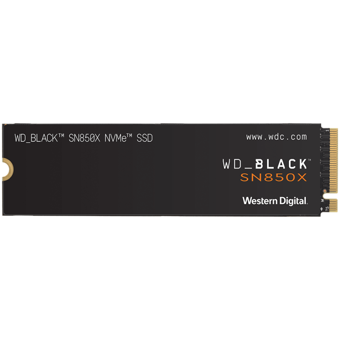 SSD POWERED BY SANDISK WD Black SN850X 2TB M.2 2280 PCIe Gen4 x4 NVMe, Read/Write: 7300/6600 MBps, IOPS 1200K/1100K, TBW: 1200