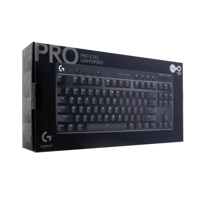 KeyBoard  Bluetooth, Logitech G PRO X TKL  , (920-012136) , BT/wireless/USB, mechanical, black