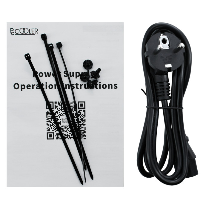 Power supply ATX  PCcooler, GI-K800, 800W, 80+ gold, modular, box