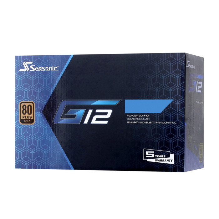 Power supply ATX Seasonic G12 GM-850, 850W, 80 Plus Gold, semi-modular,SSR-850FM