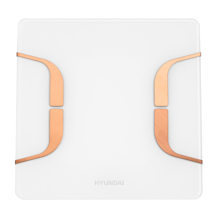 Весы напольные электронные Hyundai H-BS03871 макс.180кг белый