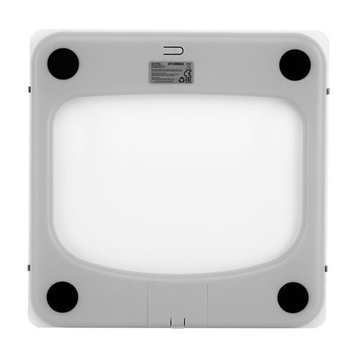 Весы напольные электронные Hyundai H-BS03871 макс.180кг белый