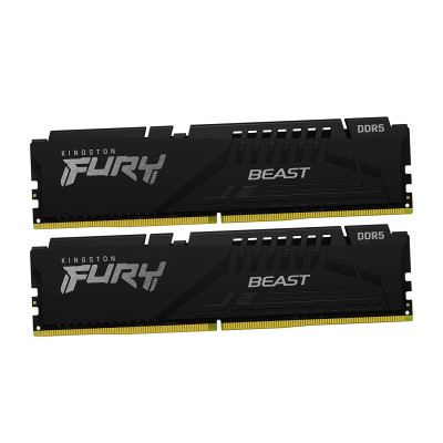 DIMM DDR5 16 GB kit <5600MHz> Kingston Fury Beast (AMD+Intel), KF556C36BBEK2-16, CL36