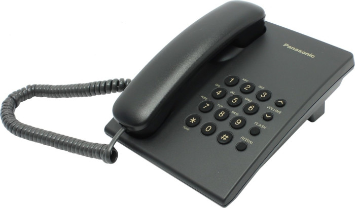 KX-TS2350 Проводной телефон (RUB) Черный