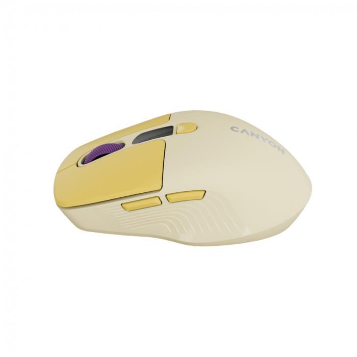 CANYON mouse MW-26 LCD Silent Dual Mode Wireless Yellow