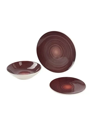 Набор посуды Bergner Classique BG BG-10233-RD (12 тарелок) красный