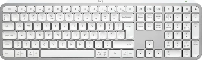 LOGITECH MX Keys S Bluetooth Illuminated Keyboard - PALE GREY - US INT'L