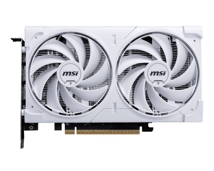 Видеокарта MSI GeForce RTX 5060 8G VENTUS 2X WHITE, 8G GDDR7 128bit 1xHDMI 3xDP G5060-8V2W