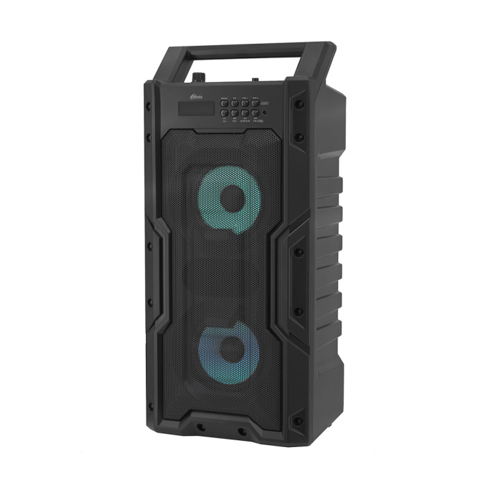 Bluetooth SPK active Ritmix SP-830B, 2*10W, BT 5.0/FM/mSD/USB/AUX/mic in, 1800mAh/mUSB power, black