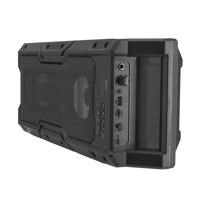 Bluetooth SPK active Ritmix SP-830B, 2*10W, BT 5.0/FM/mSD/USB/AUX/mic in, 1800mAh/mUSB power, black