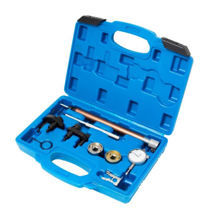 Набор фиксаторов для обслуживания двигателей группы VAG 9 предметов(1.8/2.0 TSI,TFSI), в кейсе 19712       F-904G16B