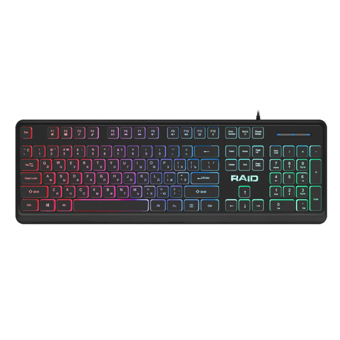 KeyBoard  USB, Defender RAID GK-778DL RU, black, (45778)