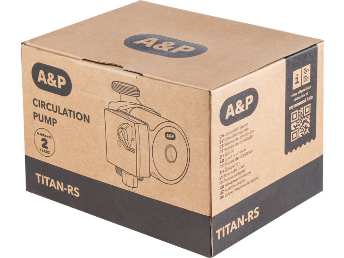 Насос циркуляционный Titan-RS32-40-180, A&P