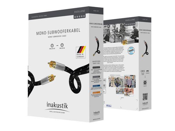 Inakustik Кабель Excellence Mono-Subwoofer Cable 3,0m EAN:4001985513758